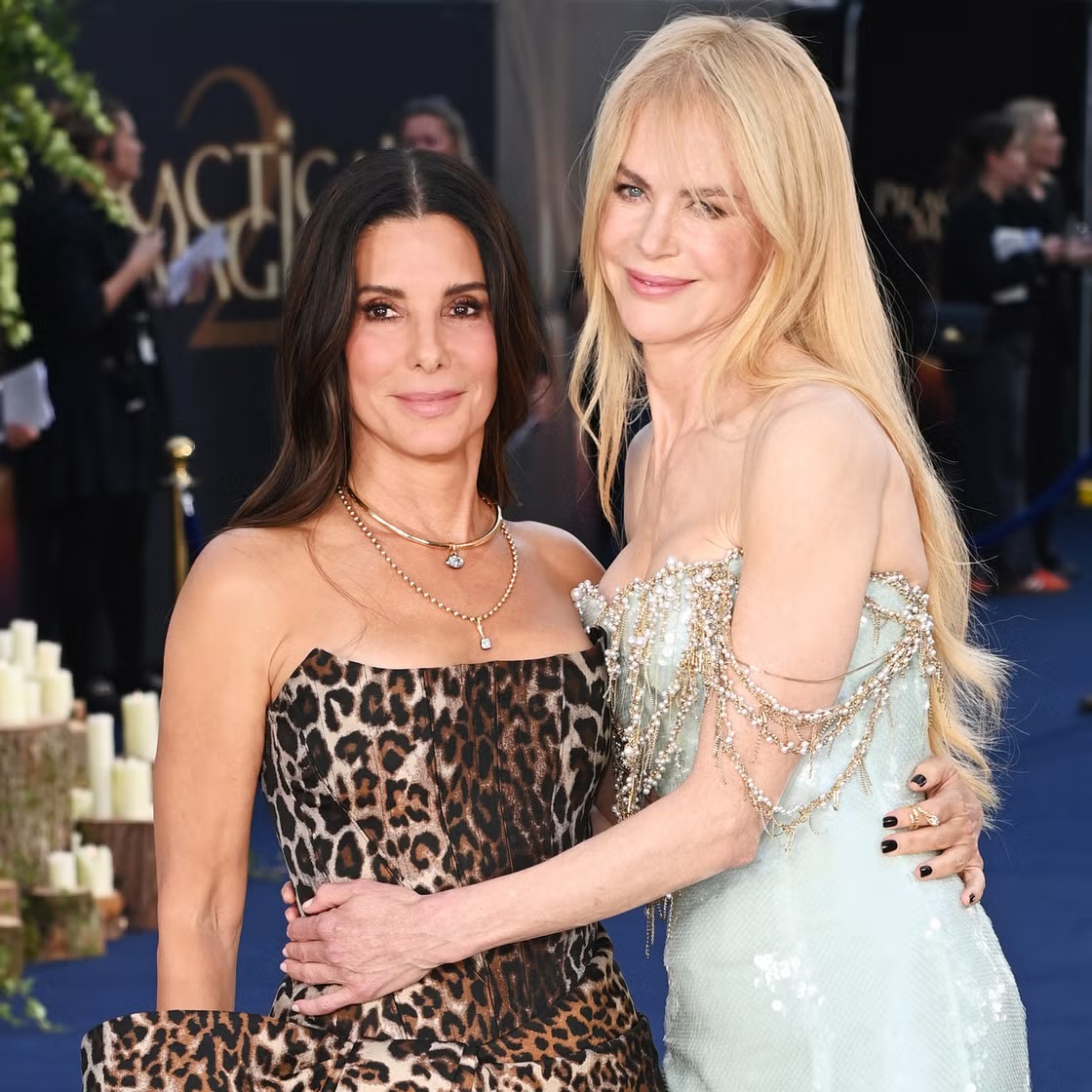 Sandra Bullock and Nicole Kidman together on the Practical Magic 2 red carpet