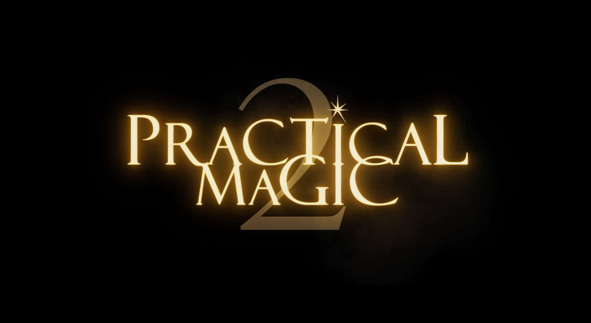 Practical Magic 2 gold title logo